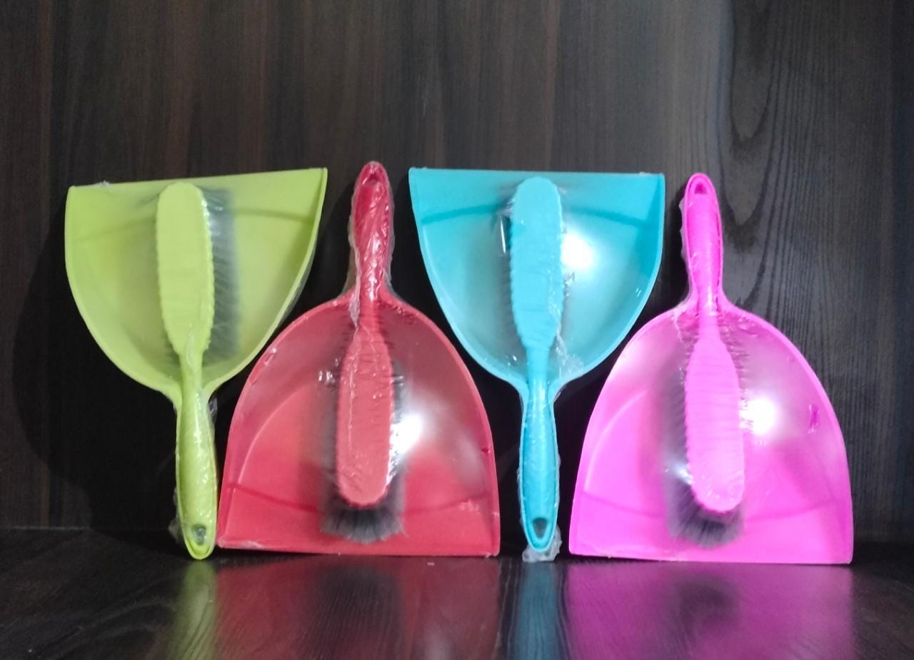Dust Pan with Brush
